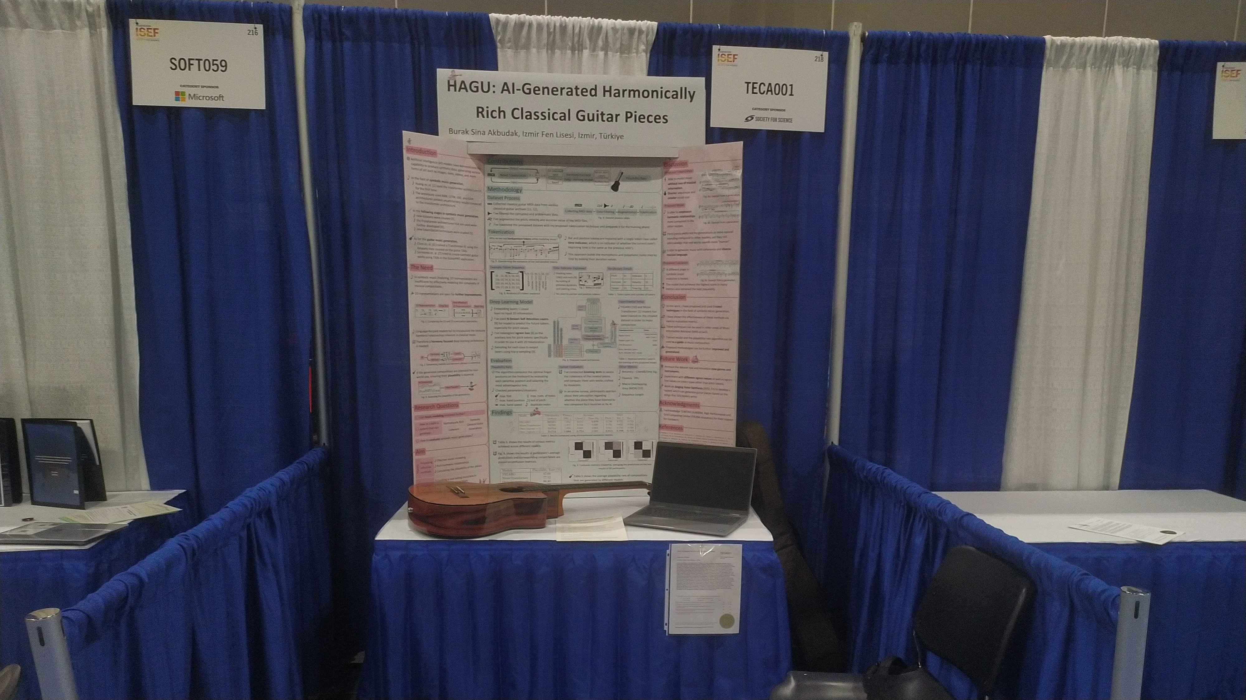 My stand, after the inspection process.